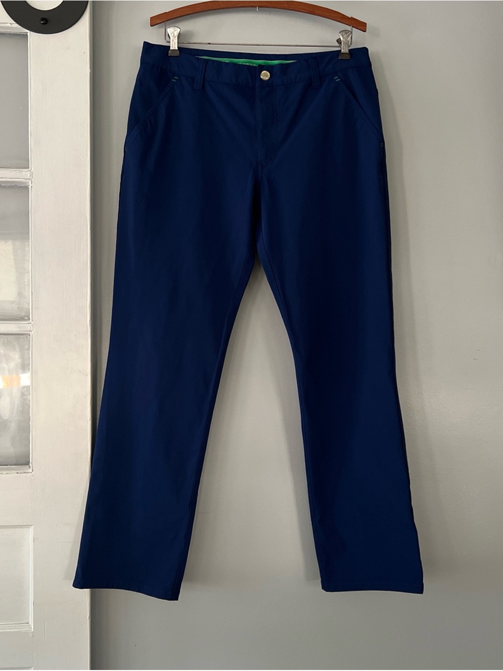 Alberto Golf Pro Modern 3X Dry Cooler Blue Pants Men’s Size 50 U.S. W34 $265
